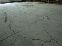 コンクリート床の改修Before